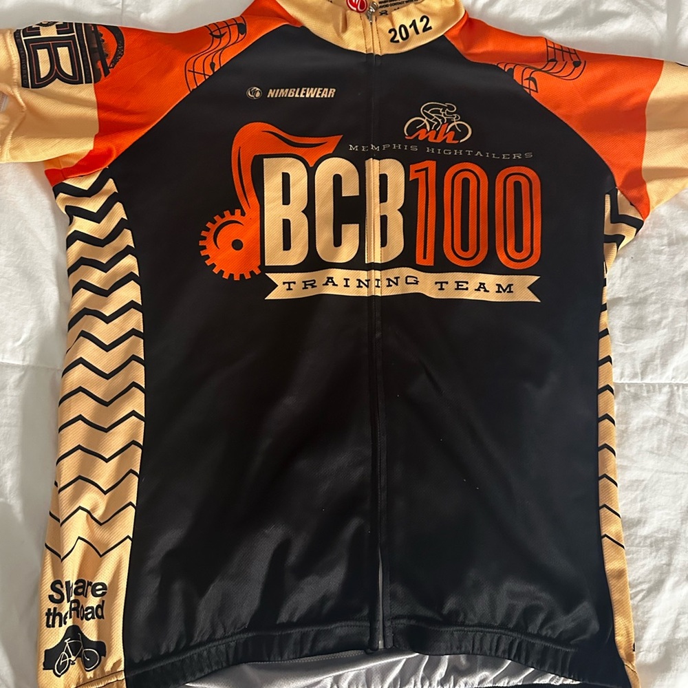 Buff Cities Blues 2012 Cycling Club Training Team  Jersey Mens SQ Pro Large